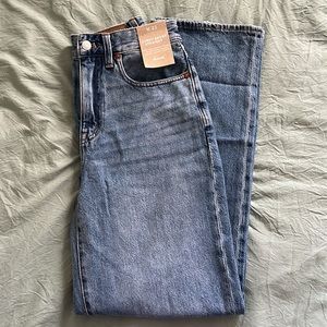 Madewell curvy baggy straight jeans